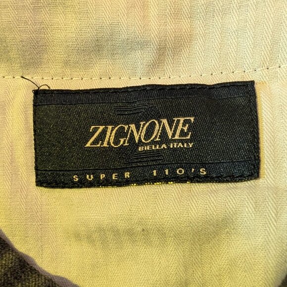 Joseph Abboud Men’s 2-Piece Gray Wool Suit 42R Jacket 34R Pants Union Made Canad - Picture 7 of 15